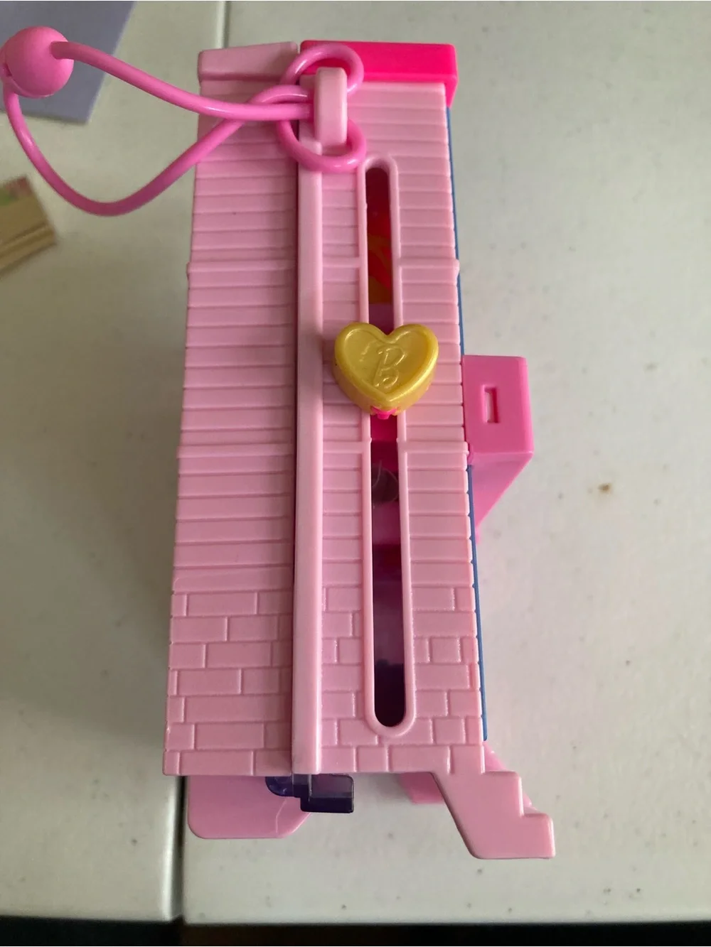 Poly Pocket Barbie Dream House Mini Playset Compact Dollhouse - Pink Mattel